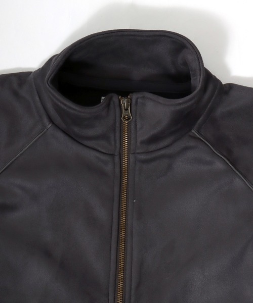 Lee(リー)の「2025AW Lee/リー FAKESUEDE FLEECE FULLZIP フェイクスエード スタンドブルゾン(ブルゾン・メンズ・ブラウン/スミクロ・M/L/XL)」の7枚目の写真