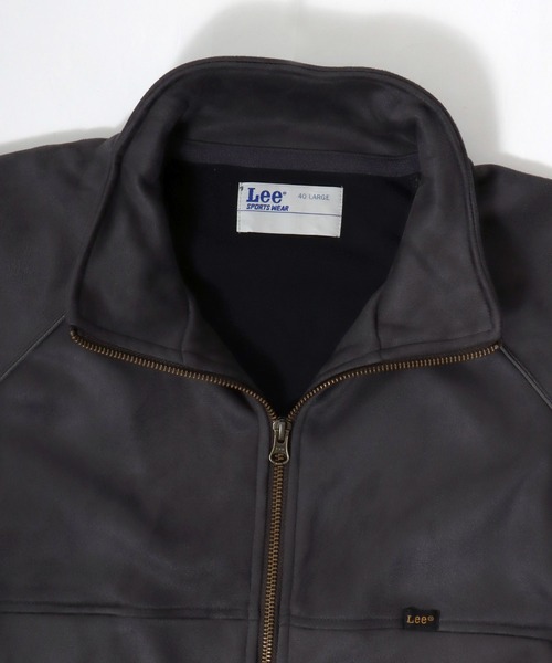 Lee(リー)の「2025AW Lee/リー FAKESUEDE FLEECE FULLZIP フェイクスエード スタンドブルゾン(ブルゾン・メンズ・ブラウン/スミクロ・M/L/XL)」の8枚目の写真