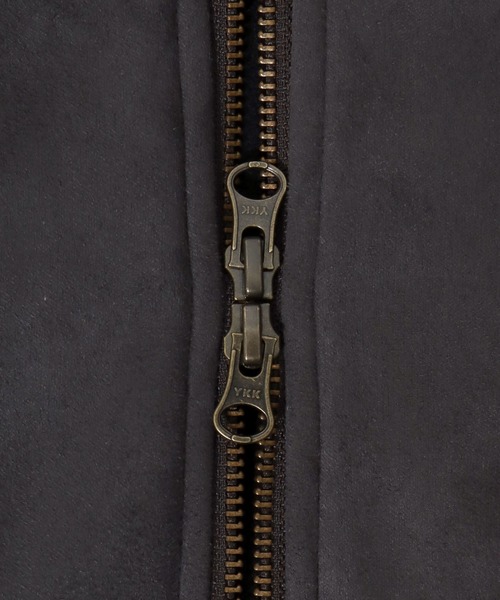 Lee(リー)の「2025AW Lee/リー FAKESUEDE FLEECE FULLZIP フェイクスエード スタンドブルゾン(ブルゾン・メンズ・ブラウン/スミクロ・M/L/XL)」の12枚目の写真