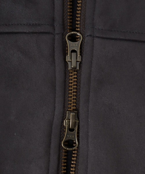 Lee(リー)の「2025AW Lee/リー FAKESUEDE FLEECE FULLZIP フェイクスエード スタンドブルゾン(ブルゾン・メンズ・ブラウン/スミクロ・M/L/XL)」の13枚目の写真