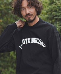 mlt5441-big silhouette college logo long cut&sewn ロングスリーブTシャツ(1M25F350)