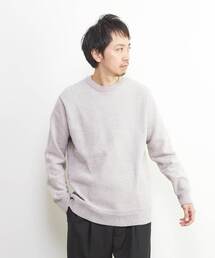 ライトモールクルーネックニット