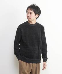 ライトモールクルーネックニット