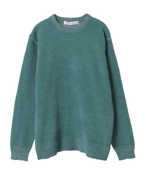 MEN'S MELROSE(メンズメルローズ)の「ライトモールクルーネックニット(ニット/セーター・メンズ・ボルドー/ライトグレー/ブルーグリーン/ブラック・3/2/4)」の22枚目の写真