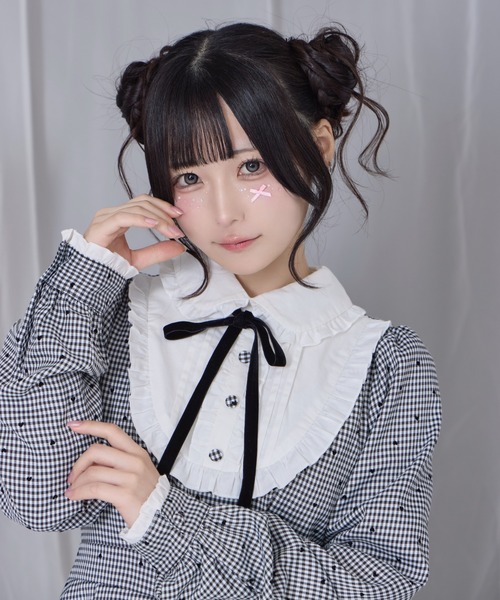 Honey Cinnamon ベロアリボン配色ヨークワンピース【新品未使用】 ベロアリボン配色ヨークワンピース – BUNNY APARTMENT