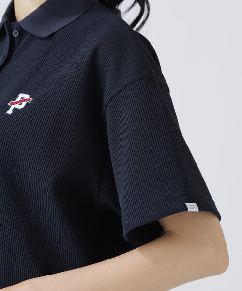 PEARLY GATES(パーリーゲイツ)の「【PEARLY GATES】アクセンシャルゼブラワッフル半袖ポロシャツ(ポロシャツ・レディース・ホワイト/ネイビー・SMALL/LARGE/MEDIUM)」の18枚目の写真