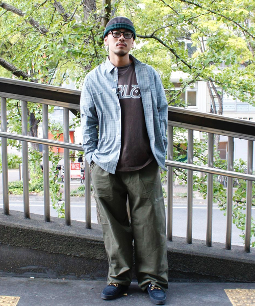 SAYHELLO(セイハロー)の「SAYHELLO / セイハロー Old Boy Knited Cap(ニットキャップ/ビーニー・メンズ・チャコールグレー/グレー・FREE)」の3枚目の写真