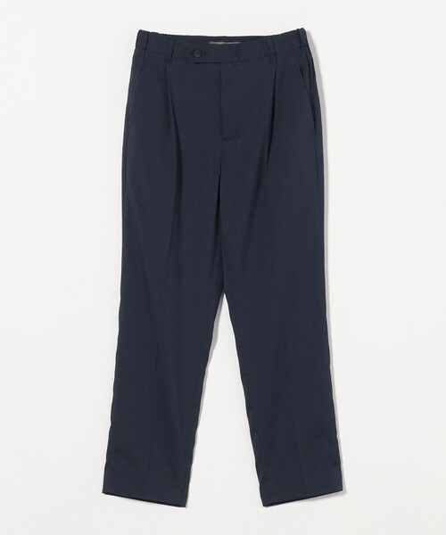 A DAY IN THE LIFE UNITED ARROWS(アデイインザライフユナイテッドアローズ)の「サッカー タック テーパードパンツ<A DAY IN THE LIFE>(その他パンツ・レディース・ダークグレー/モカ/ネイビー・36/38/40)」の3枚目の写真