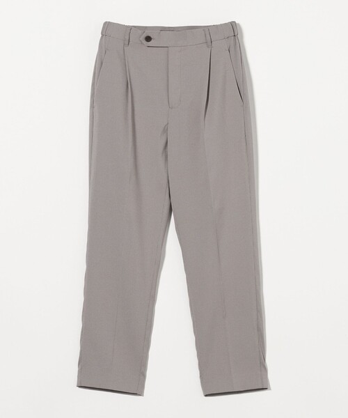 A DAY IN THE LIFE UNITED ARROWS(アデイインザライフユナイテッドアローズ)の「サッカー タック テーパードパンツ<A DAY IN THE LIFE>(その他パンツ・レディース・ダークグレー/モカ/ネイビー・36/38/40)」の2枚目の写真