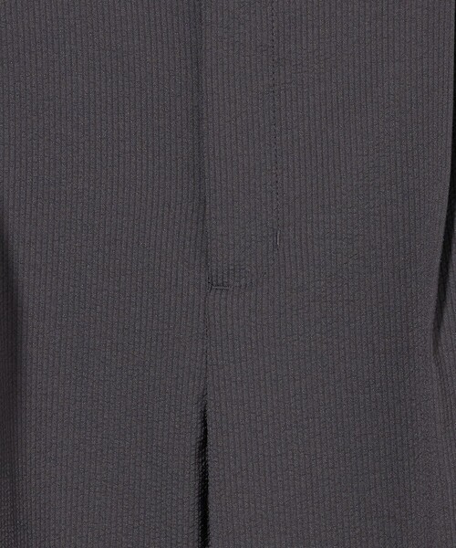 A DAY IN THE LIFE UNITED ARROWS(アデイインザライフユナイテッドアローズ)の「サッカー タック テーパードパンツ<A DAY IN THE LIFE>(その他パンツ・レディース・ダークグレー/モカ/ネイビー・36/38/40)」の14枚目の写真