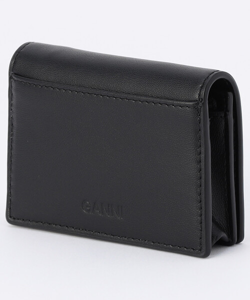 GANNI/ガニー Bou Card Holder With Flap BlueDog / A7042 / キー
