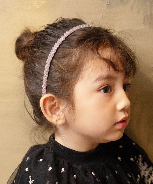 Rora（ローラ）の「ジュリス カチューシャ（カチューシャ・キッズ・ピンク/グレー/クリア/ブラック・FREE）」の3枚目の写真