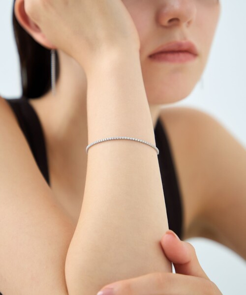 ラインストーン] ブレスレット /シン（ブレスレット）｜ete（エテ）の