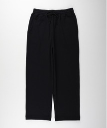 BACK NUMBER | 【BACK NUMBER】スウェットワイドイージーパンツ (スウェット/ワイド/イージーパンツ/ウエストゴム/ドローストリング/リラックスシルエット/通気性/デイリー)(その他パンツ)