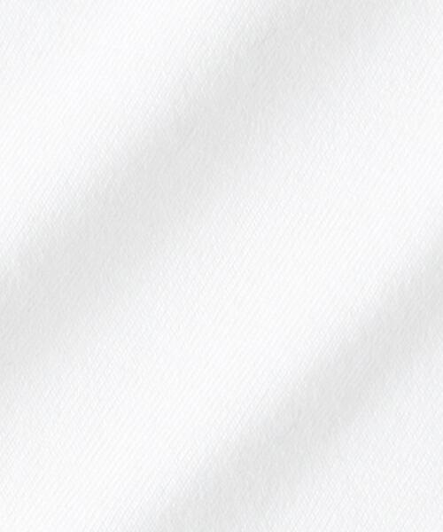 Right-on(ライトオン)の「HONEYSUCKLE ROSE(ハニーサックルローズ)【レディース】スリットロングスリーブTシャツ(Tシャツ/カットソー・レディース・オフホワイト/ブラック・S/M/L)」の8枚目の写真