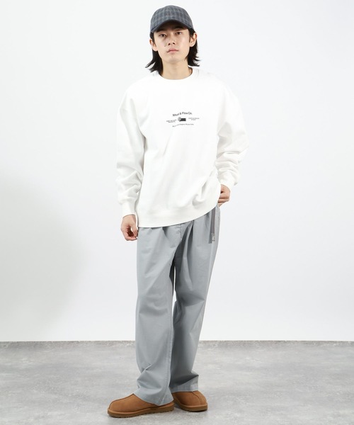 BAYFLOW（ベイフロー）の「【裏起毛】フォトプリントスウェット（Tシャツ/カットソー・メンズ・ブラック/オフホワイト/チャコール・LARGE/MEDIUM）」の4枚目の写真