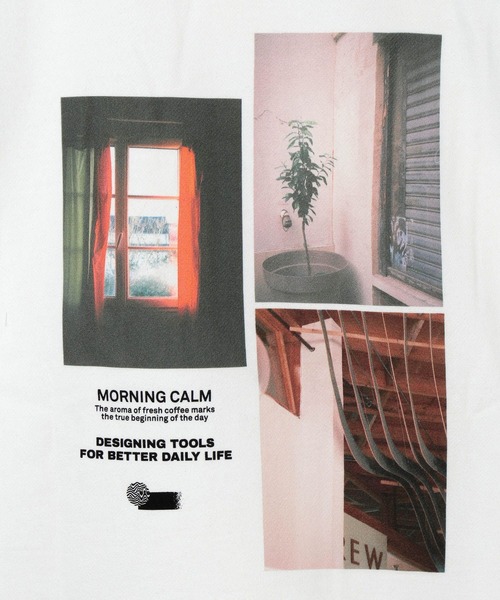 BAYFLOW（ベイフロー）の「【裏起毛】フォトプリントスウェット（Tシャツ/カットソー・メンズ・ブラック/オフホワイト/チャコール・LARGE/MEDIUM）」の9枚目の写真