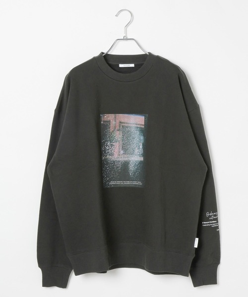 BAYFLOW（ベイフロー）の「【裏起毛】フォトプリントスウェット（Tシャツ/カットソー・メンズ・ブラック/オフホワイト/チャコール・LARGE/MEDIUM）」の17枚目の写真