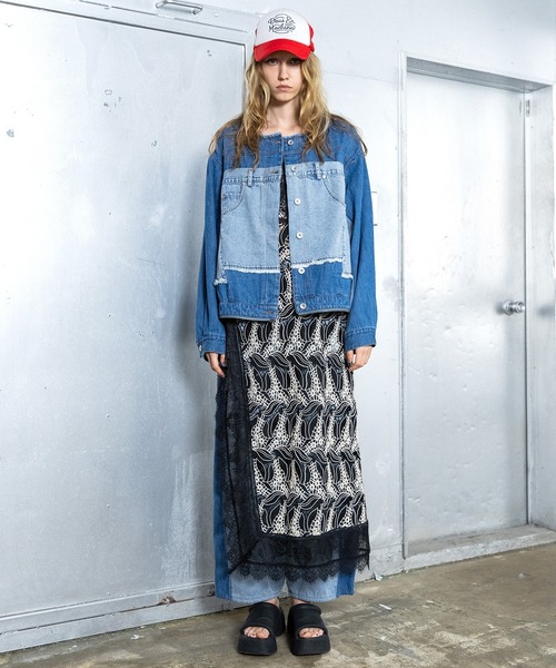 セットアップ着用可】4WAYデニムジャケット（デニムジャケット）｜AULA