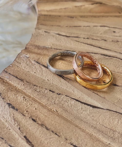 IRIEBEACH(アイリービーチ)の「INSIDE barrel ring/【ハワイアンジュエリー】【サージカルステンレス】【金属アレルギー対応】【IRIEBEACH / アイリービーチ】つけっぱなしOK(リング・レディース・シルバー/ピンク/ゴールド・21号/19号/17号/15号/13号/11号/9号/7号/5号/3号)」の8枚目の写真