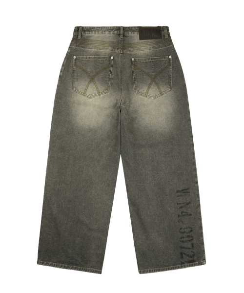 AAKAM(アーカム)の「Out Pocket Printed Denim Pants (Gray)(デニムパンツ・レディース・その他・1/2)」の13枚目の写真