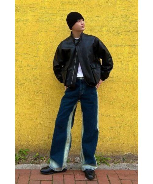 AVANDRESS(アバンドレス )の「Side-line Wide Pants INDIGO(デニムパンツ・レディース・その他・SMALL/MEDIUM/LARGE/X-LARGE)」の12枚目の写真