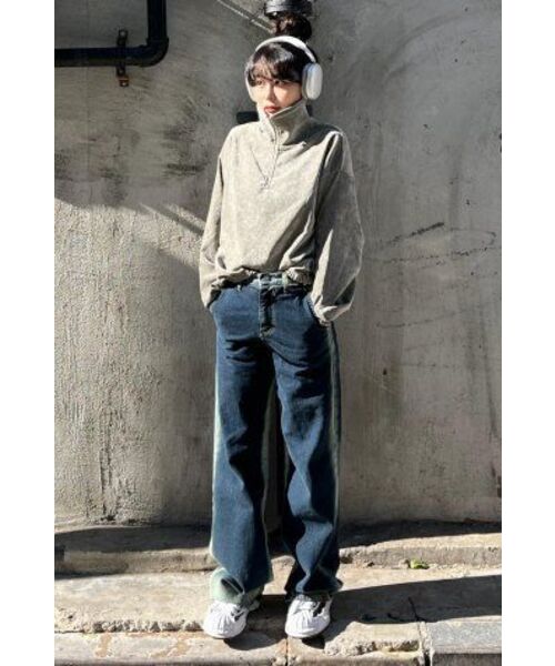 AVANDRESS(アバンドレス )の「Side-line Wide Pants INDIGO(デニムパンツ・レディース・その他・SMALL/MEDIUM/LARGE/X-LARGE)」の15枚目の写真