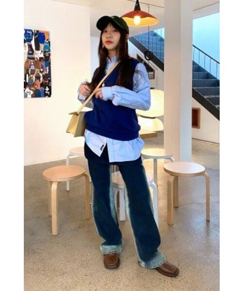 AVANDRESS(アバンドレス )の「Side-line Wide Pants INDIGO(デニムパンツ・レディース・その他・SMALL/MEDIUM/LARGE/X-LARGE)」の18枚目の写真