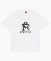 ブレスドバイザサン 20s セミオーバーフィット半袖Tシャツ WHITE