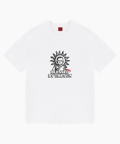 CRIGUN(クリガン)の「ブレスドバイザサン 20s セミオーバーフィット半袖Tシャツ WHITE(Tシャツ/カットソー・レディース・ホワイト・X-LARGE/XX-LARGE/SMALL/MEDIUM/LARGE)」の1枚目の写真