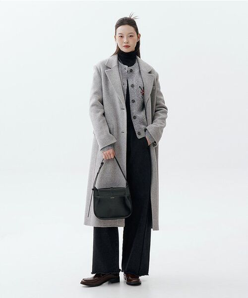 MUSINSA STANDARD WOMAN（ムシンサスタンダードウーマン）の「ウィメンズフレイサイドワイドデニムパンツ[ウォッシュドブラック]（デニムパンツ・レディース・その他・30/24/25/26/27/28/29）」の7枚目の写真