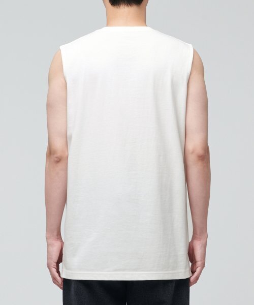 MUSINSA STANDARD（ムシンサスタンダード）の「レイヤードスリーブレストップ_通常丈 [クリーム]（Tシャツ/カットソー・メンズ・その他・MEDIUM/LARGE/X-LARGE/X-SMALL/SMALL/XX-LARGE）」の4枚目の写真