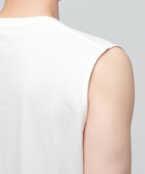 MUSINSA STANDARD（ムシンサスタンダード）の「レイヤードスリーブレストップ_通常丈 [クリーム]（Tシャツ/カットソー・メンズ・その他・MEDIUM/LARGE/X-LARGE/X-SMALL/SMALL/XX-LARGE）」の7枚目の写真
