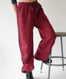 Jelly moo（ジェリームー）の「【 Jelly moo / ジェリームー 】 ストリートライン スナップ ワイド スウェットパンツ（スウェットパンツ）」