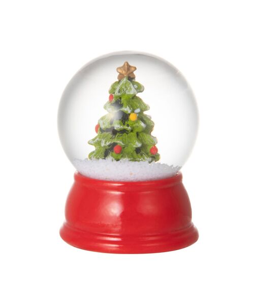 スノードーム　ツリータウン セール】スノードーム ツリー XS レッド（インテリア雑貨