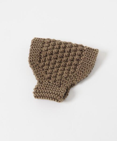 SMELLY（スメリー）の「ワイドニットヘアバンド（ヘアバンド・レディース・ブラウン/ブラック・-）」の5枚目の写真