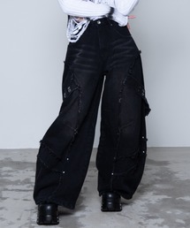 REFLEM（レフレム）の「『REFLEM/レフレム』バレルレッグワイドデニムパンツ（デニムパンツ）」