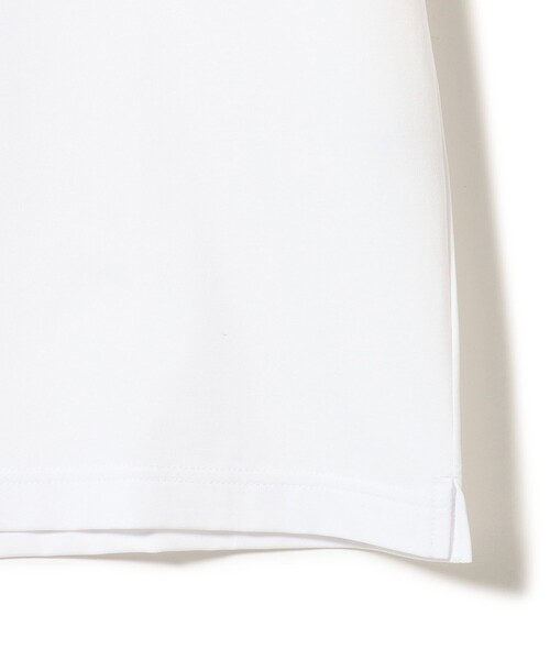 BEAMS GOLF(ビームスゴルフ)の「ORANGE LABEL / ブロッキング ロゴ モックネックシャツ(吸水速乾・UVカット)(Tシャツ/カットソー・メンズ・ホワイト/ブラック・L/M/S/XL)」の11枚目の写真