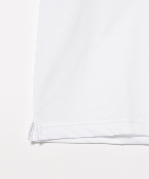 BEAMS GOLF(ビームスゴルフ)の「ORANGE LABEL / ブロッキング ロゴ モックネックシャツ(吸水速乾・UVカット)(Tシャツ/カットソー・メンズ・ホワイト/ブラック・L/M/S/XL)」の22枚目の写真