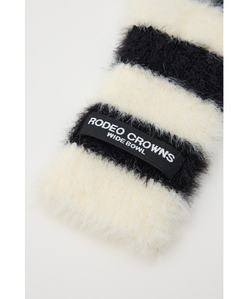 RODEO CROWNS WIDE BOWL（ロデオクラウンズワイドボウル）の「シャギーニットグローブ（手袋・レディース・ブラック系その他/ピンク系その他/ブルー系その他・FREE）」の5枚目の写真