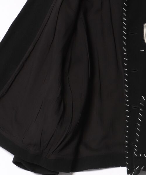 Rouge vif la cle(ルージュヴィフラクレ)の「【Le Melange/ル・メランジュ】パッチワーク刺繍ステンカラー / メキシカン ジャケット(その他アウター・レディース・ブラック・フリー)」の2枚目の写真