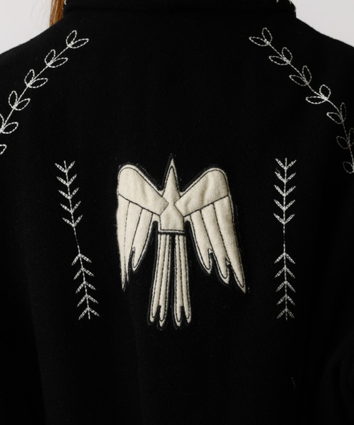 Rouge vif la cle(ルージュヴィフラクレ)の「【Le Melange/ル・メランジュ】パッチワーク刺繍ステンカラー / メキシカン ジャケット(その他アウター・レディース・ブラック・フリー)」の19枚目の写真