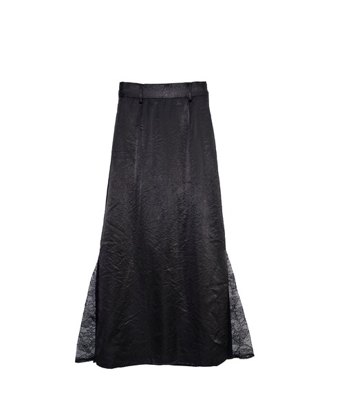 Nora Lily elle(ノラリリーエル)の「【Nora Lily】「elle」A line Gore Skirt(スカート・メンズ・アイボリー/ブラック系その他/ブラック/ダークグレー・FREE)」の18枚目の写真