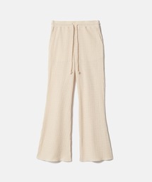 SEAGREEN(シーグリーン) BIG WAFFLE FLARE PANTS