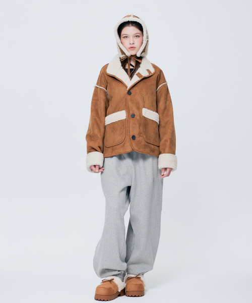 ARI（アリ）の「ALLEN MEMORY MUSTANG /CAMEL（ムートンコート・レディース・キャメル・FREE）」の5枚目の写真