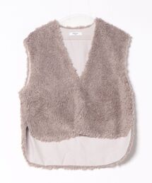 SWITCH BY ARCH（スイッチバイアーチ）の「《SWITCH by ARCH》Poodle Fur Vest プードル ファー ベスト ARM-723（ベスト）」