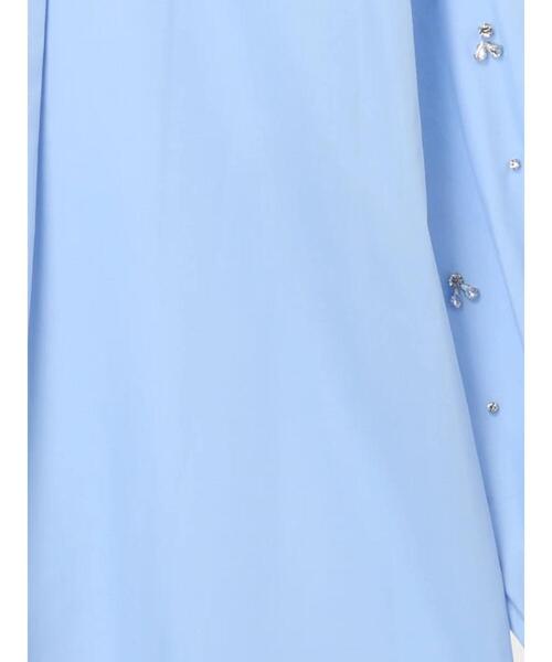Te chichi（テチチ）の「ビジューデザインシャツ《2025winter catalog item》（シャツ/ブラウス・レディース・オフホワイト/サックスブルー・F）」の20枚目の写真