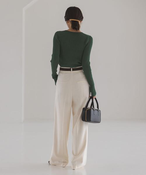 CO/SILK リブカーディガン（カーディガン/ボレロ）｜NOBLE（ノーブル