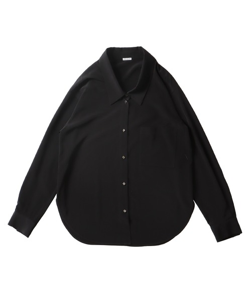 DRESSLAVE(ドレスレイブ)の「classic decine blouse(クラシックデシンブラウス)(シャツ/ブラウス・レディース・ブラック/ホワイト・38)」の2枚目の写真