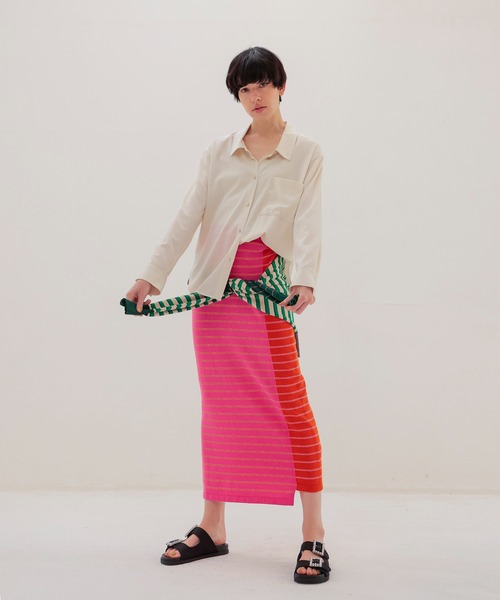 DRESSLAVE(ドレスレイブ)の「classic decine blouse(クラシックデシンブラウス)(シャツ/ブラウス・レディース・ブラック/ホワイト・38)」の10枚目の写真